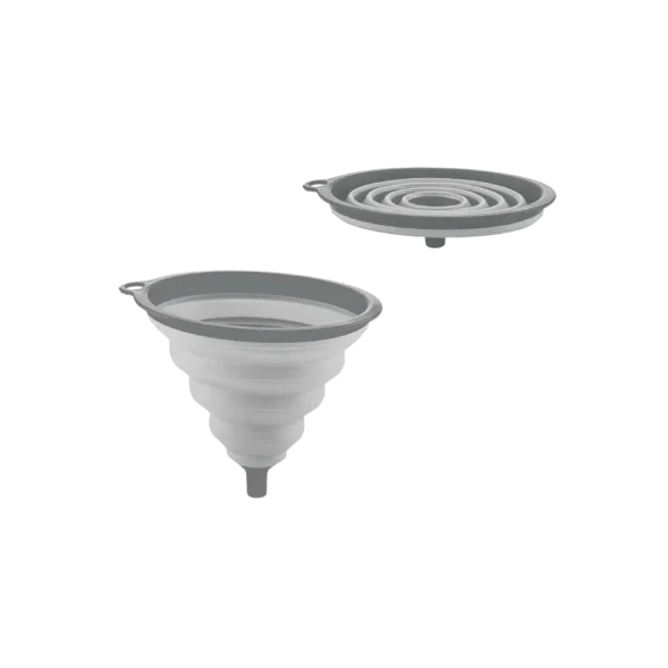 Qlux Light Grey Collapsible Funnel