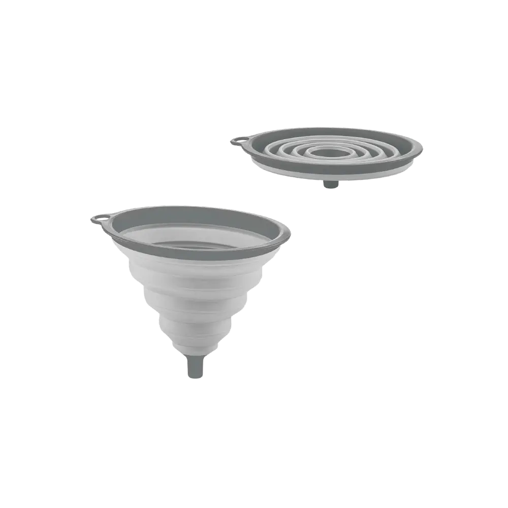 Qlux Light Grey Collapsible Funnel