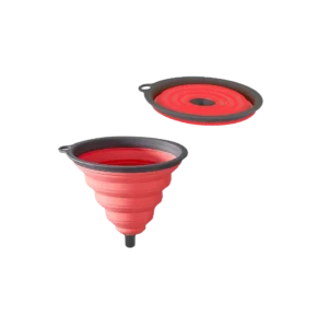 Qlux Light Red Collapsible Funnel