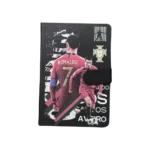 Ronaldo 7 Design Pink Notebook with Lock