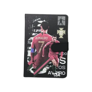 Ronaldo 7 Design Pink Notebook With Lock