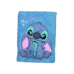 Stitch Design Blue Furry Notebook