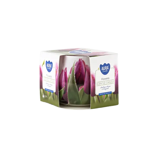 Aura Flowers Scented Candle2