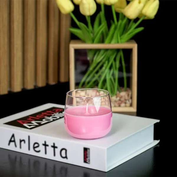 Aura Rose Scented Candle1