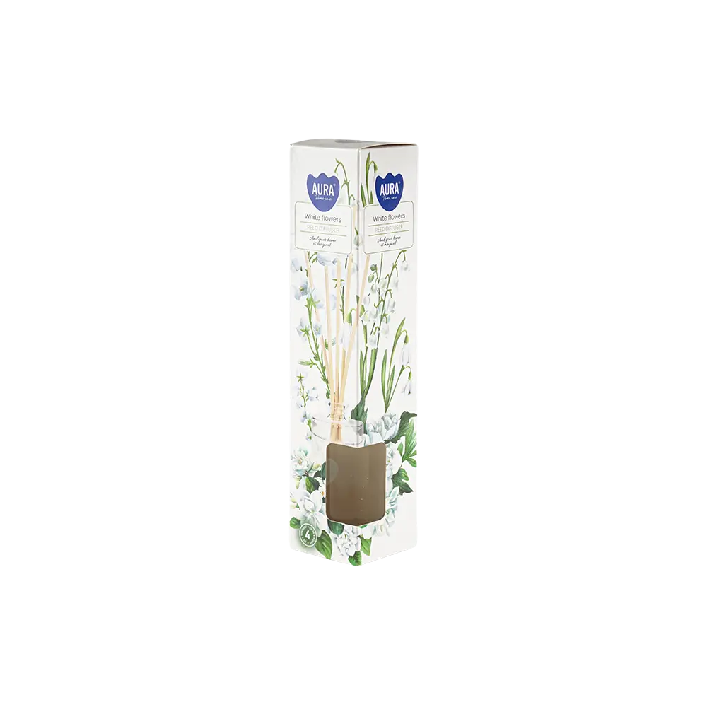 Aura White Flowers Reed Diffuser1