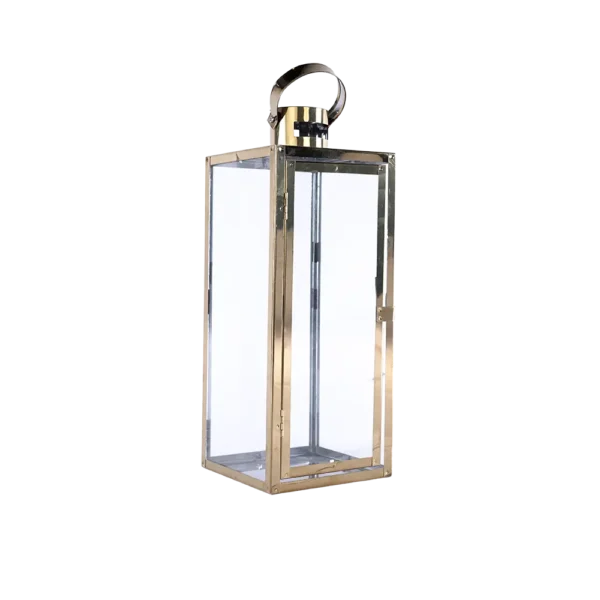 Golden 33cm Lantern With Handle3