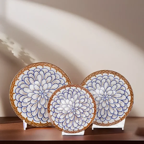 Momaz 36pcs Porcelain Mandala Design Dinner Set1