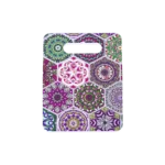 Rectangular 18x24cm Geometric Patterned Porcelain Trivet