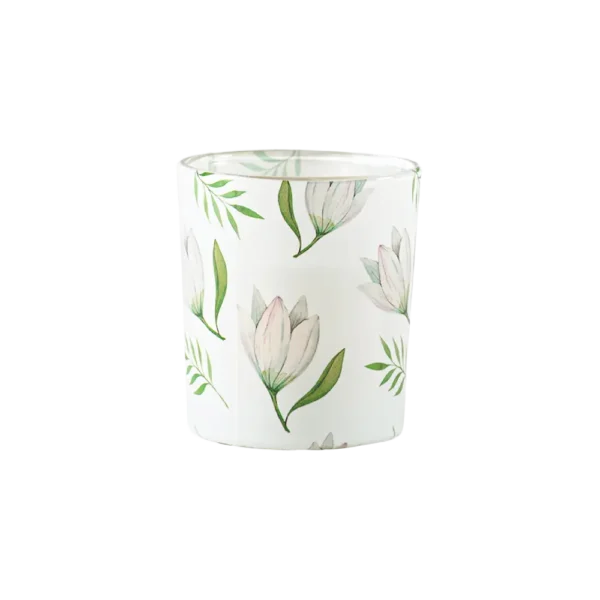 White Bloom Scented Candle