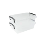 Beehome 2pcs Transparent 2l Box Set