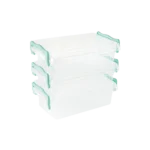 Beehome 3pcs Transparent 2l Box Set