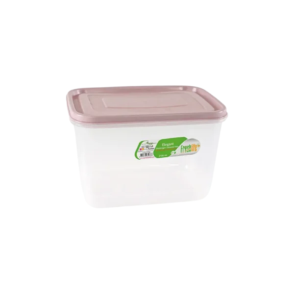 Freshlife 2100ml Pink Rectangular Storage Box