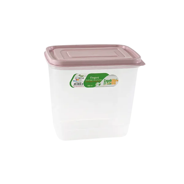 Freshlife 900ml Pink Rectangular Storage Box