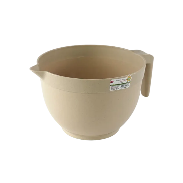 Hobby Life 3l Beige Round Mixing Bowl With Handle