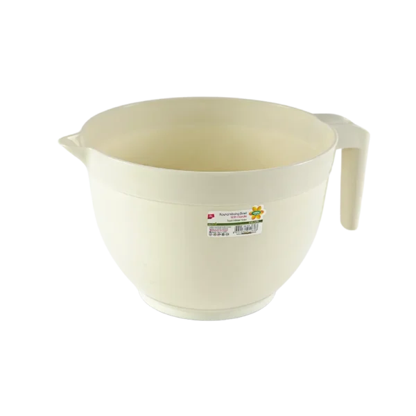 Hobby Life 3l Offwhite Round Mixing Bowl With Handle