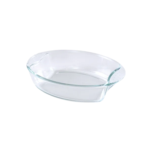 Lomenox 3pcs Oval Pyrex Oven Pan Set1