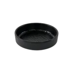 Melamine 17.8cm Black Deep Round Plate2