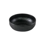 Melamine 19cm Black Deep Round Plate2