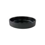 Melamine 20.3cm Black Deep Round Plate