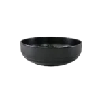 Melamine 20.95cm Black Deep Round Plate