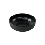 Melamine 20.95cm Black Deep Round Plate2