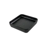 Melamine 20.95cm Black Deep Squared Plate3