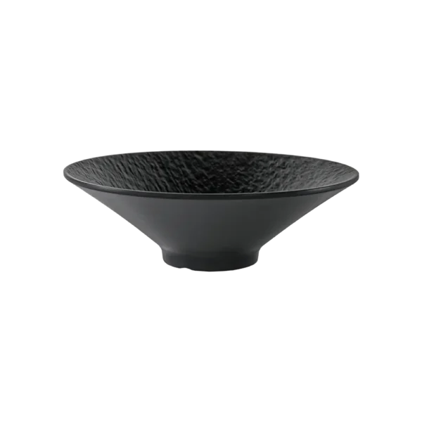 Melamine 22.85cm Black Deep Salad Bowl