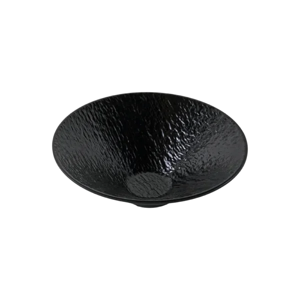 Melamine 22.85cm Black Deep Salad Bowl2