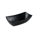 Melamine 22.85cm Black Rectangular Serving Bowl2