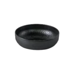 Melamine 22.86cm Black Deep Round Plate2