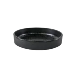 Melamine 22.8cm Black Deep Round Plate