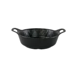 Melamine 25.4cm Black Salad Bowl With Handles