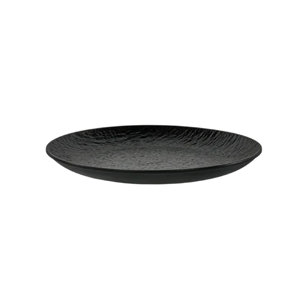 Melamine 26.67cm Black Serving Round Plate