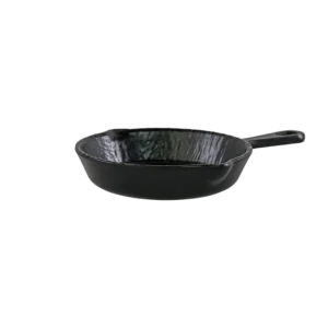 Melamine 27.95cm Black Deep Serving Plate With Handle