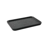 Melamine 29.2cm Black Rectangular Serving Plate2