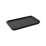 Melamine 30.5cm Black Rectangular Serving Plate2