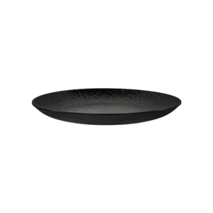 Melamine 30.5cm Black Serving Round Plate