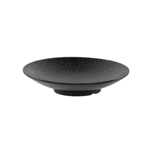 Melamine 33cm Black Round Serving Bowl