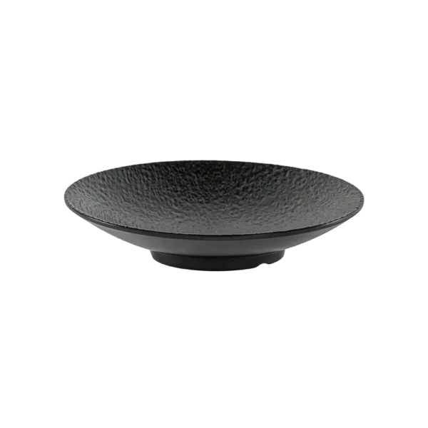 Melamine 33cm Black Round Serving Bowl