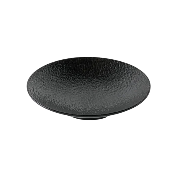 Melamine 33cm Black Round Serving Bowl2