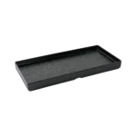 Melamine 38cm Black Deep Rectangular Serving Plate2