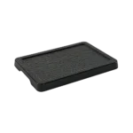 Melamine 38cm Black Rectangular Serving Plate2