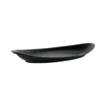 Melamine 45.7cm Black Oval Plate