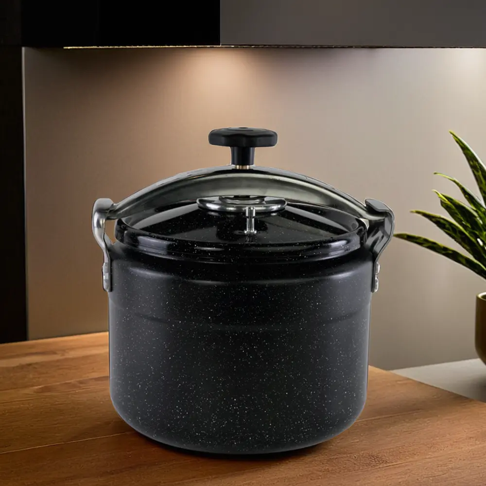 Momaz 15l Aluminum Black Granite Pressure Pot1