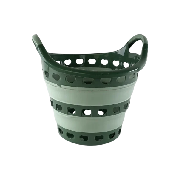 Qlux 14l Green Collapsible Basket