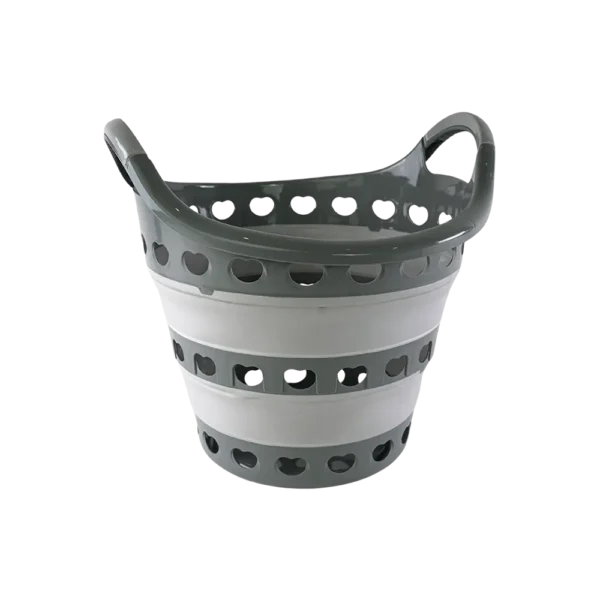 Qlux 14l Grey Collapsible Basket