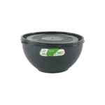 Freshlife 1400ml black sempathy bowl with lid