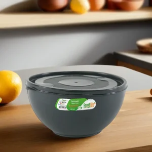Freshlife 1400ml black sempathy bowl with lid1
