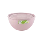 Freshlife 1400ml pink sempathy bowl with lid