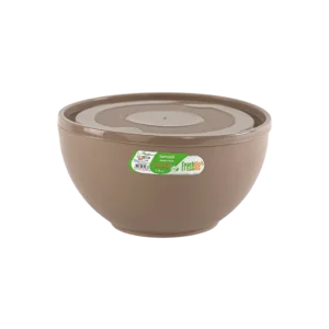 Freshlife 2.25l brown sempathy bowl with lid